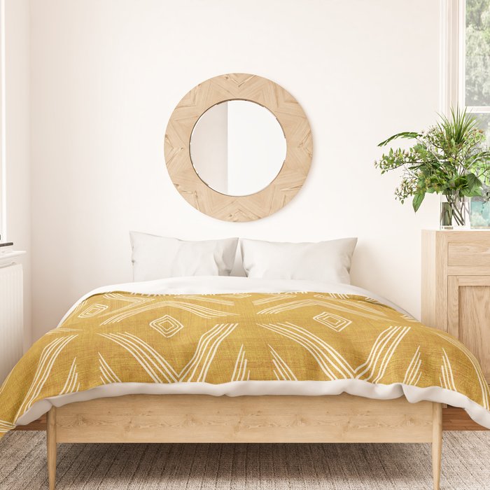 Birch in Gold Duvet Cover Gallery Image 3