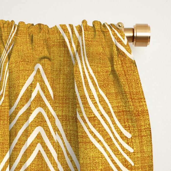 Birch in Gold Window Curtain Gallery Image 2