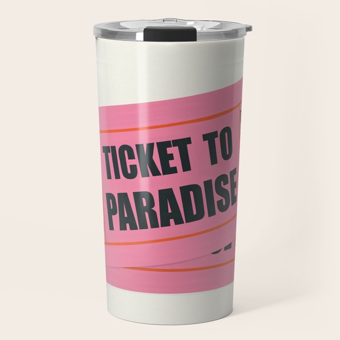 Two Tickets To Paradise Travel Mug Gallery Image 1