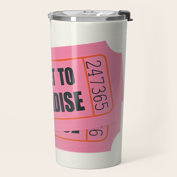 Two Tickets To Paradise Travel Mug Gallery Image 2