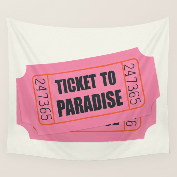 Two Tickets To Paradise Wall Tapestry Gallery Image 4