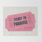 Two Tickets To Paradise Throw Blanket Gallery Image 2