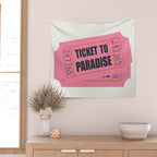 Two Tickets To Paradise Wall Tapestry Gallery Image 2