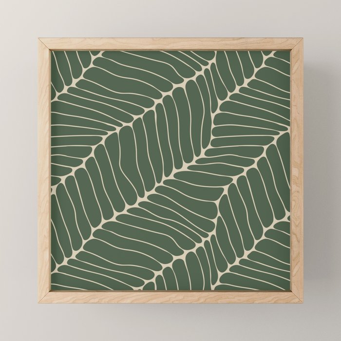 Organic Nature Green Mini Art Print Gallery Image 1