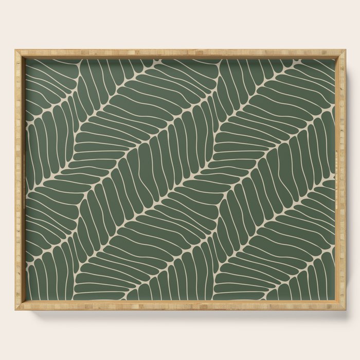 Organic Nature Green Serving Tray Gallery Image 1