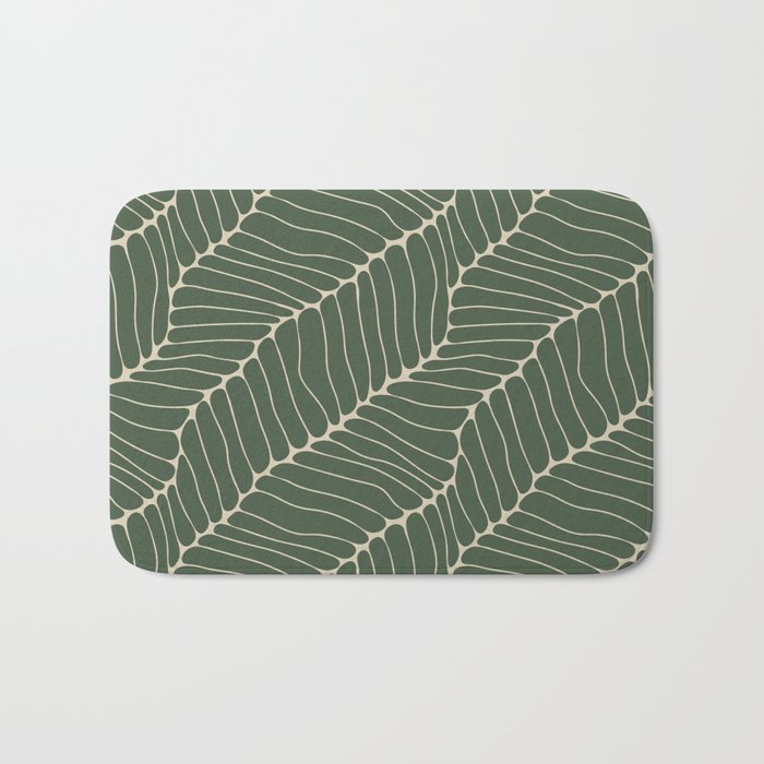 Organic Nature Green Bath Mat Gallery Image 1