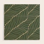Organic Nature Green Wood Wall Art Gallery Image 1