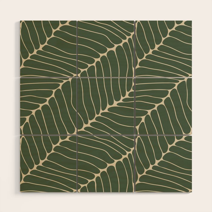Organic Nature Green Wood Wall Art Gallery Image 1