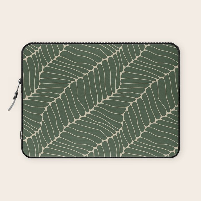 Organic Nature Green Laptop Sleeve Gallery Image 1