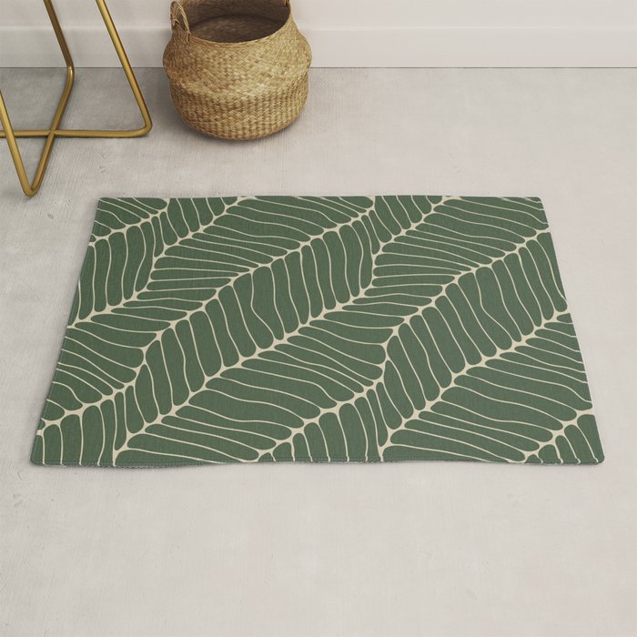 Organic Nature Green Rug Gallery Image 1