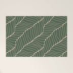 Organic Nature Green Welcome Mat Gallery Image 1
