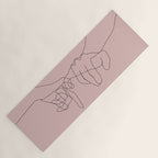 Blush Pinky Yoga Mat Gallery Image 1