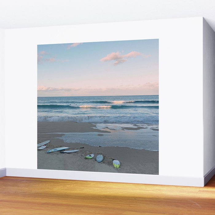 Sunset surf Wall Mural Gallery Image 2