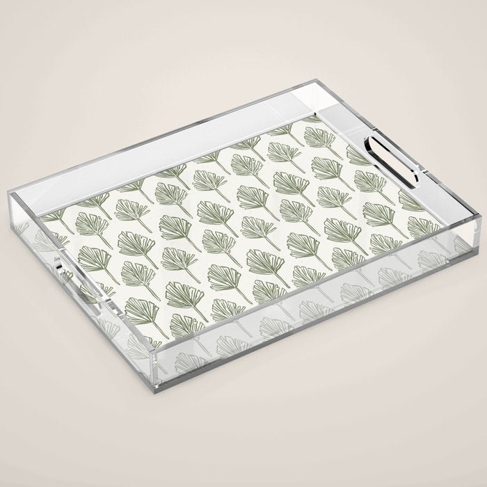 Palm Sketches Acrylic Tray Gallery Image 1