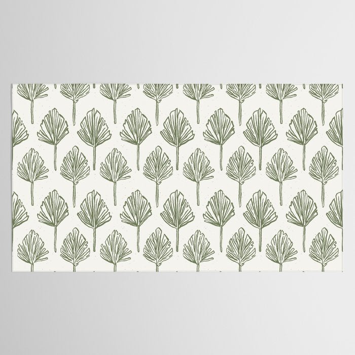 Palm Sketches Tablecloth Gallery Image 2