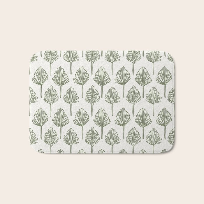 Palm Sketches Bath Mat Gallery Image 1
