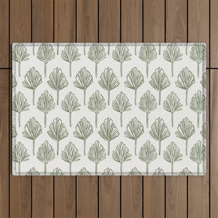 Palm Sketches Outdoor Rug Gallery Image 1