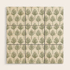 Palm Sketches Wood Wall Art Gallery Image 1