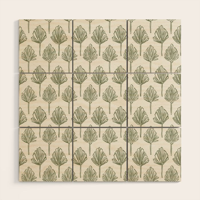 Palm Sketches Wood Wall Art Gallery Image 1