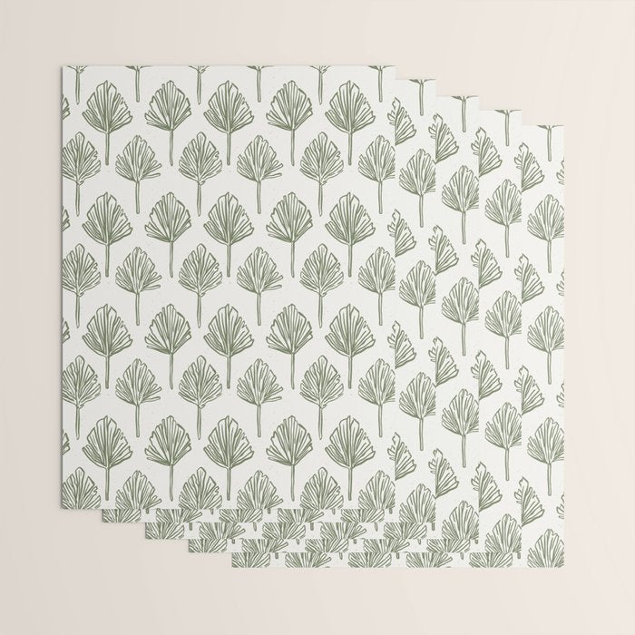 Palm Sketches Wrapping Paper Gallery Image 3