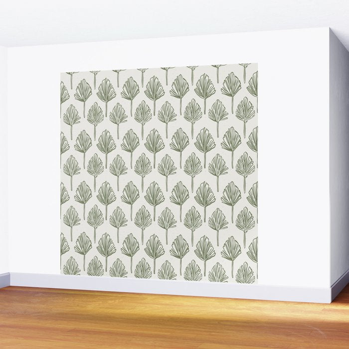 Palm Sketches Wall Mural Gallery Image 2