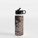 Kosode Fragment with Tortoiseshell Pattern, Waves, & Cherry Blossoms Shibori Print Water Bottle Gallery Image 1
