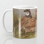 Vintage Quails & Their Chicks Illustration (1867) Coffee Mug Gallery Image 3