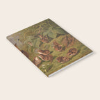 Vintage Quails & Their Chicks Illustration (1867) Notebook Gallery Image 2