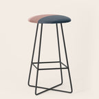 Minimal Retro Sunset - Earthy Neutral Stool Gallery Image 1