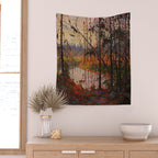 Tom Thomson Northern River 1915 Canadian Landscape Artist Wall Tapestry Gallery Image 2