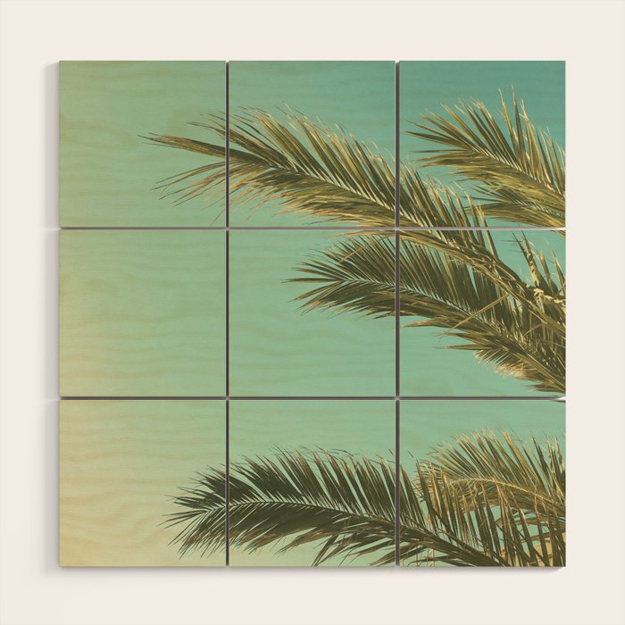 Autumn Palms II Wood Wall Art Gallery Image 1