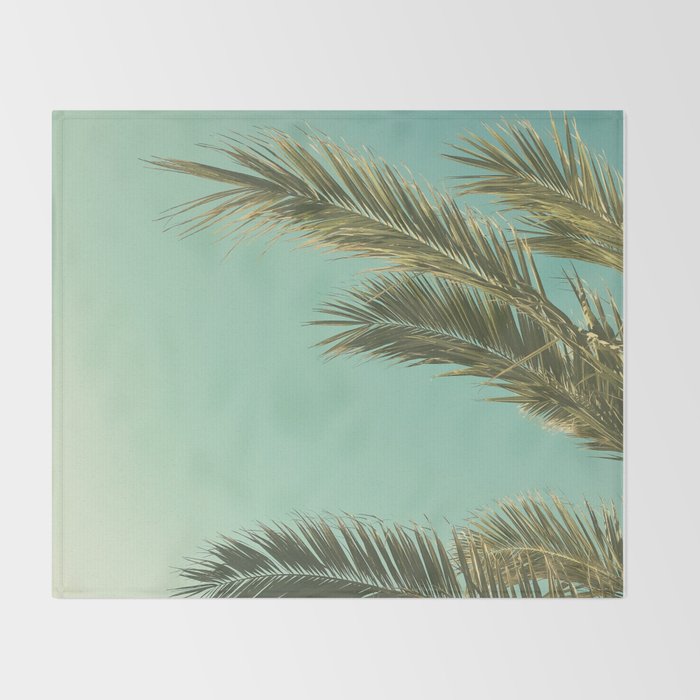 Autumn Palms II Throw Blanket Gallery Image 2