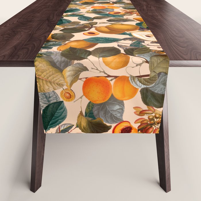 Vintage Fruit Pattern IX Table Runner Gallery Image 1