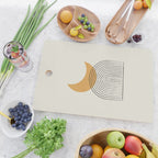 Moon mountain gold - Mid century style Cutting Board Gallery Image 2