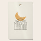 Moon mountain gold - Mid century style Cutting Board Gallery Image 1
