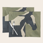 Abstract Minimal Horse 4 Placemat Gallery Image 1