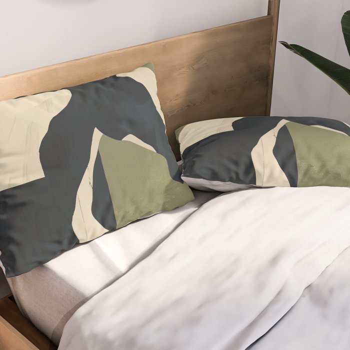Abstract Minimal Horse 4 Pillow Sham Gallery Image 2