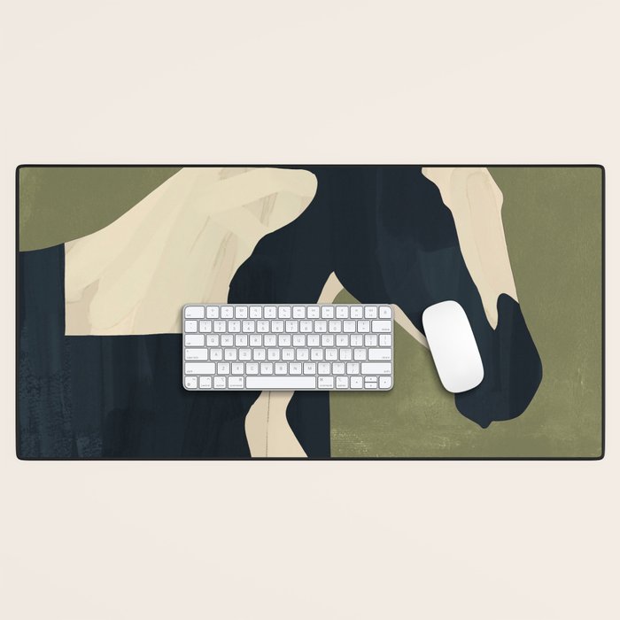 Abstract Minimal Horse 4 Desk Mat Gallery Image 1