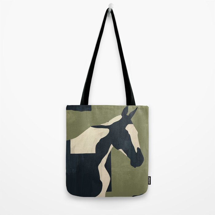 Abstract Minimal Horse 4 Tote Bag Gallery Image 2