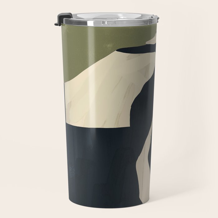 Abstract Minimal Horse 4 Travel Mug Gallery Image 3
