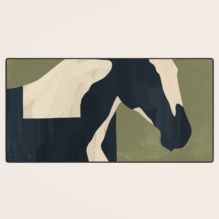 Abstract Minimal Horse 4 Desk Mat Gallery Image 3
