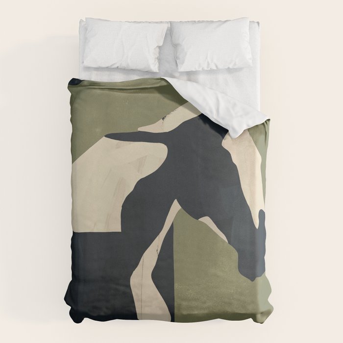 Abstract Minimal Horse 4 Duvet Cover Gallery Image 1