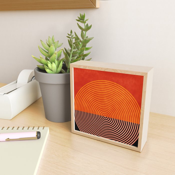 lines and shapes 1 abstract geometric Mini Art Print Gallery Image 2