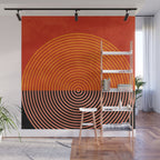 lines and shapes 1 abstract geometric Wall Mural Gallery Image 1