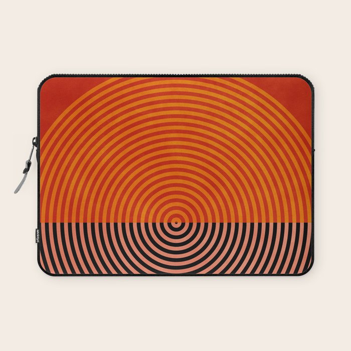 lines and shapes 1 abstract geometric Laptop Sleeve Gallery Image 1