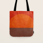 lines and shapes 1 abstract geometric Tote Bag Gallery Image 1