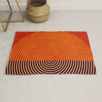 lines and shapes 1 abstract geometric Rug Gallery Image 1