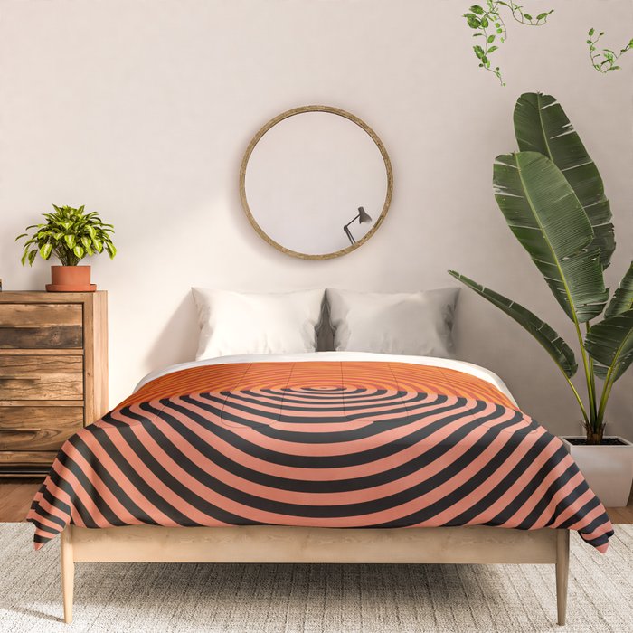 lines and shapes 1 abstract geometric Comforter Gallery Image 3