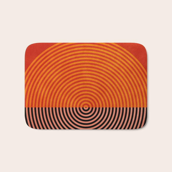 lines and shapes 1 abstract geometric Bath Mat Gallery Image 1