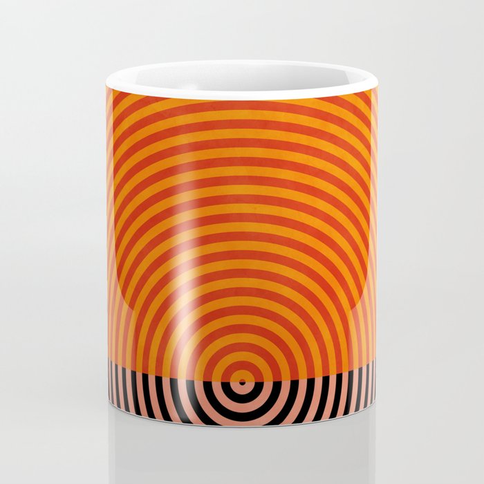 lines and shapes 1 abstract geometric Coffee Mug Gallery Image 4